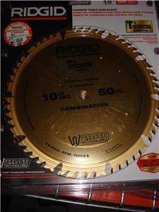 RIDGID 10 50T COMBINATION SAW BLADE R1050C 5/8 AR  