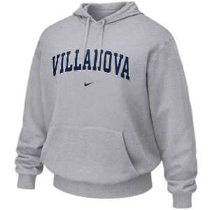  Nike Villanova Wildcats Embroidered Hooded Sweatshirt Grey 