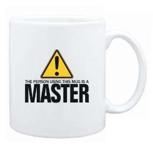 New  The Person Using This Mug Is A Master Fisher  Mug Occupations 