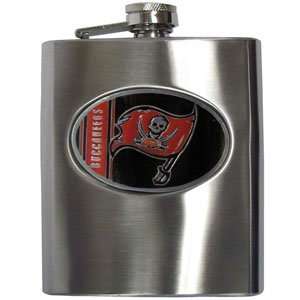  Tampa Bay Buccaneers Steel Hip Beverage Flask   NFL 