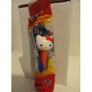  Hello Kitty Pez with 1 Candy Refill   White Kitty with Red 