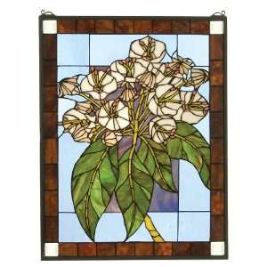   Tiffany Stained Glass Rectangular Window Pane from t