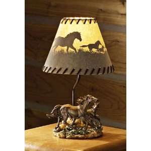  Wild Horses Accent Lamp