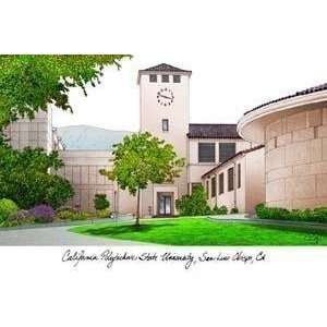  California Poly State Univ., San Luis Obispo Lithograph 