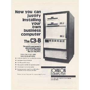   C3 B Microcomputer Johnson Computer Print Ad (Memorabilia) (52270