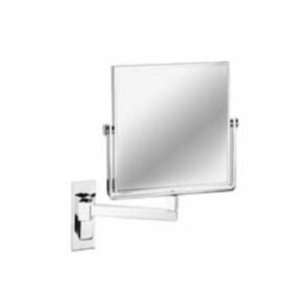   1080 Wall Mounted Chrome Square 3x Magnifying Mirror 1080 Beauty