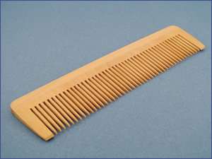 Natural Wood Dressing/Styling Hair Comb   STATIC FREE  