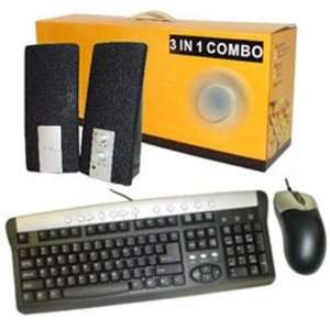  3in1 multimedia Combo Keyboard Electronics