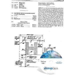  NEW Patent CD for ELECTRONIC PHOTOCOMPOSITION SYSTEM 