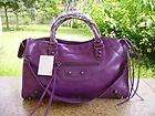 NEW Purple Womens Tote Shoulder Handbag Purse B14  