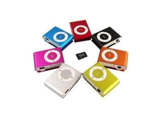 Mini Clip Metal  Player Support Up To 2GB 4GB 8GB TF  