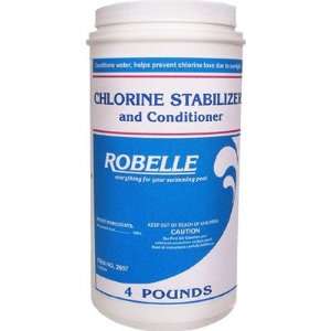  Chlorine Stabilizer and Conditioner   4 Lb Robelle Sports 