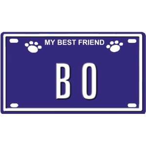 BO Dog Name Plate for Dog House. Over 400 Names Availaible. Type in 
