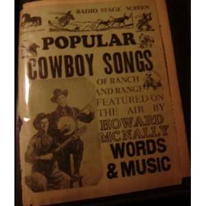  Popular Cowboy Songs of Ranch and Range (from Hobo News 