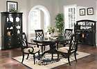 Formal Dining Room 6 Piece Set Oval Table Chairs White  