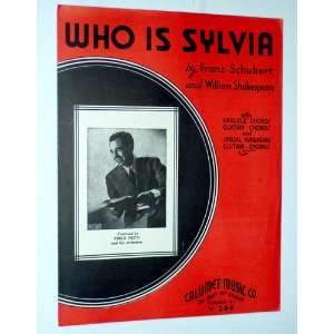  IS SYLVIA (with Ukelele & Guitar Chords and Special Hawaiian Guitar 