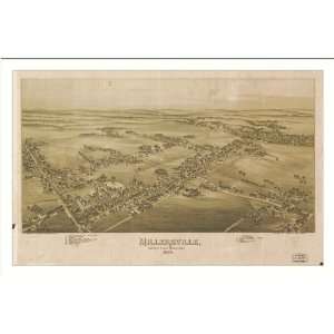  Historic Millersville, Pennsylvania, c. 1894 (M) Panoramic 