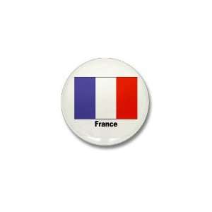  France French Flag French Mini Button by  Patio 