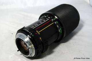 Minolta Vivitar 70 210mm f3.5 lens MD constant aperture  