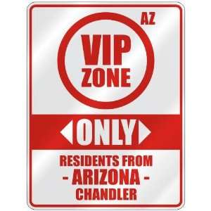   ZONE  ONLY RESIDENTS FROM CHANDLER  PARKING SIGN USA CITY ARIZONA