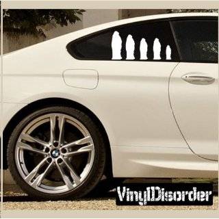 Family Decal Set Star Wars Jedi Cloaked Stick People Car or Wall Vinyl 