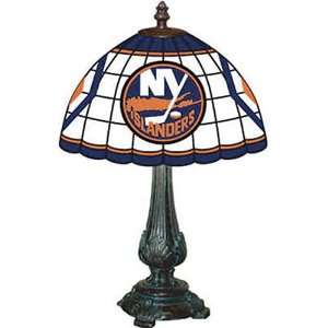    New York Islanders Stained Glass Table Lamp