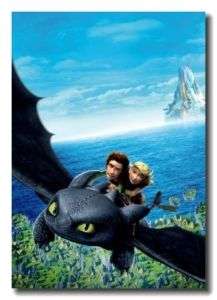 How to Train Your Dragon Animation 3D Silk Poster 34  