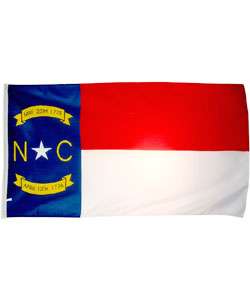 North Carolina 3x5 ft. Colonial Flag (Polyester)  