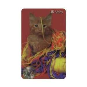  Collectible Phone Card 15u Baby Cat (Kitten) With Lots of 