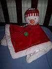 CARTERS My First Christmas Snowman Plush Lovey Blanket