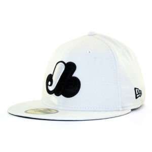  Montreal Expos Youth White/Black Hat