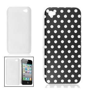  White Dots Hard Plastic Back Cover Case for iPhone 4 4G 