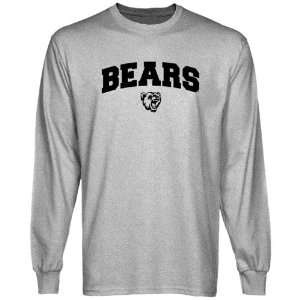   State Bears Ash Logo Arch Long Sleeve T shirt 