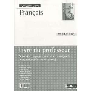  Francais 1e Bac pro  Livre du professeur (9782091612720 