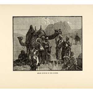  1904 Print Camel Arab Desert Saddle Ethnic Costume Middle East 