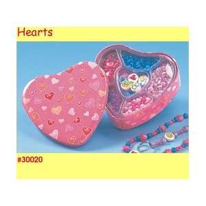  Can of Beads, Heart Tin By Nex Arts, Crafts & Sewing