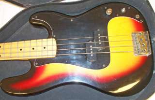 Vintage Lotus electric bass guitar 4 string sunburst NR  
