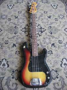   Fender Precision Bass electric P Bass vintage CBS SUNBURST rosewood