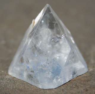   Natural Apophyllite Pyramid Manifestation Crystal Point Reiki Blessed
