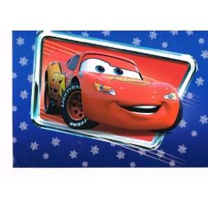  Disney Pixar Cars Lightning McQueen Holiday card set  Blue 
