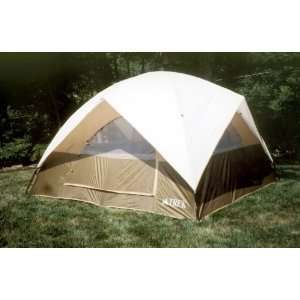 Trek Tents 9 person 12 x 12 Family Dome Tent Brown / Beige  