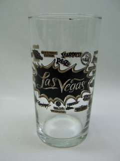 vintage las vegas casino drinking beer glass tumbler  