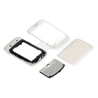 Full Housing Case Cover For Blackberry BOLD 9700 White  