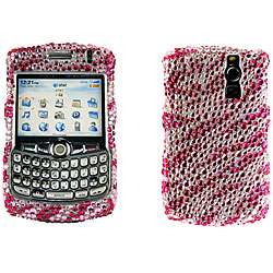 Blackberry 8300 8320 8330 Rhinestone Zebra Case  