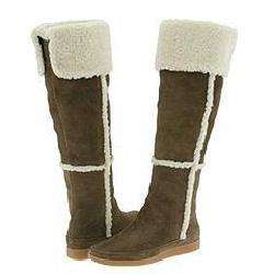   Michael Kors Fairbanks Shearling Boot Taupe Suede  