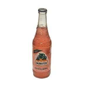 Jarritos Guava Mexican Soda Drink Glass Bottle 12.5 oz (Pack of 6 