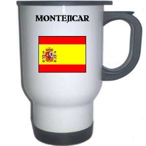  Spain (Espana)   MONTEJICAR White Stainless Steel Mug 