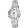 Burgi Womens Diamond Accent And Crystal Fashion Watch MSRP 