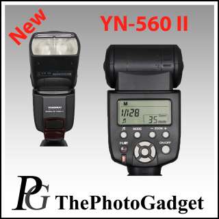   YN 560II Upgraded Flash for Canon 7D 60D 400D 450D 550D 600D 5DII 1D