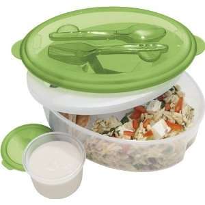 Oggi Chill To Go Food Container with Fork, Spoon and Removable Freezer 